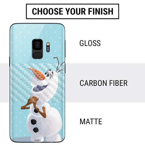 Disney Frozen Olaf Polka Dots Galaxy S9 Skin
